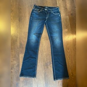 Silver Elyse Slim Bootcut Jeans